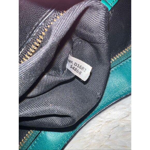 ➡️Coach Nomad Satchel Handbag Glovetanned Leather Forest Green Msrp:$395.00 - Picture 7 of 7